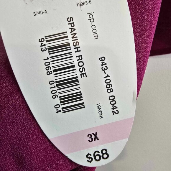 Boutique By JCP Pink Lace Shift Dress Flutter Sleeve Spanish Rose - Picture 5 of 9